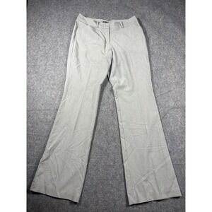 Worthington Women's Light Gray Modern Fit Dress Pants Size 8 Flared Leg Office